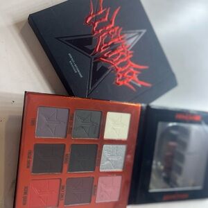 Jeffree Star Eyeshadow Palette - Black, Gray, White, Red